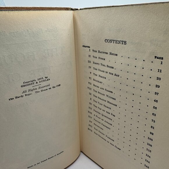 Vintage Hardy Boys #2 The House on the Cliff Franklin W. Dixon 1927 Hardcover - Picture 7 of 7